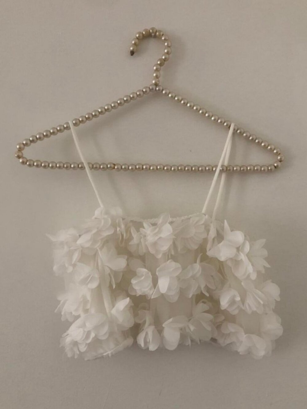 Coach FLUTTER FLOWER petals boho crop top in new condition